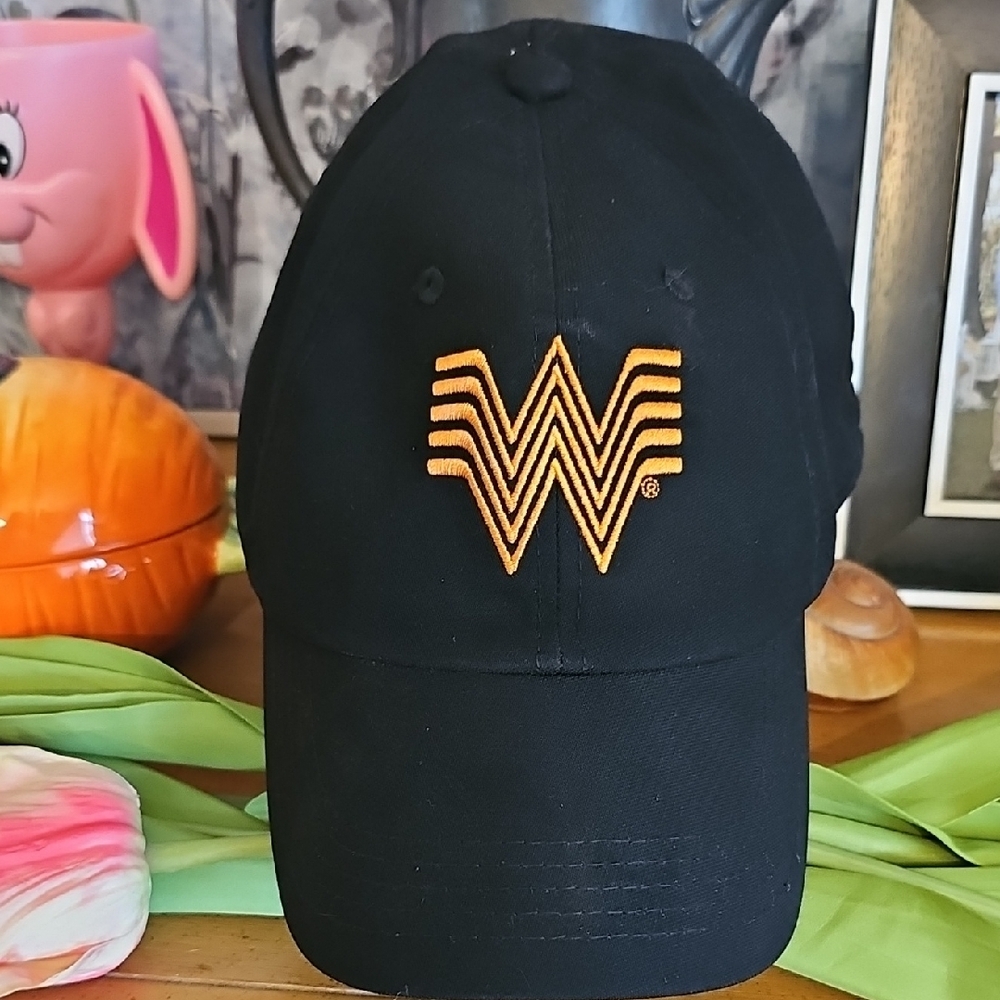 Whataburger Logo Black and Orange Cap - Unisex